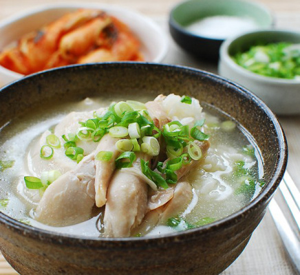 cháo gà kiểu hàn quốc