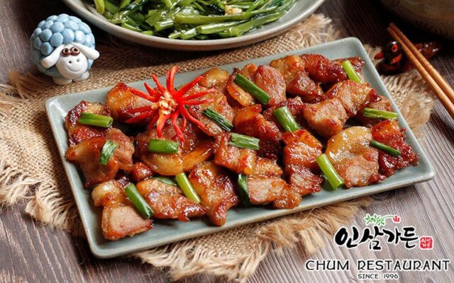 ba chỉ rang cháy cạnh